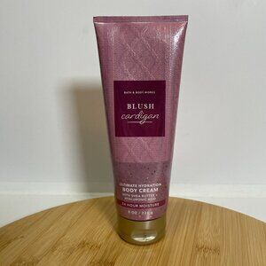 Bath & Body Works Blush Cardigan Body Cream 8 oz Shea Butter Hyaluronic Acid